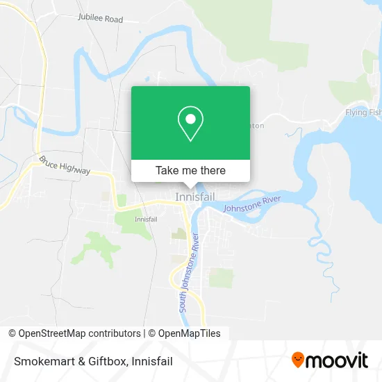 Mapa Smokemart & Giftbox