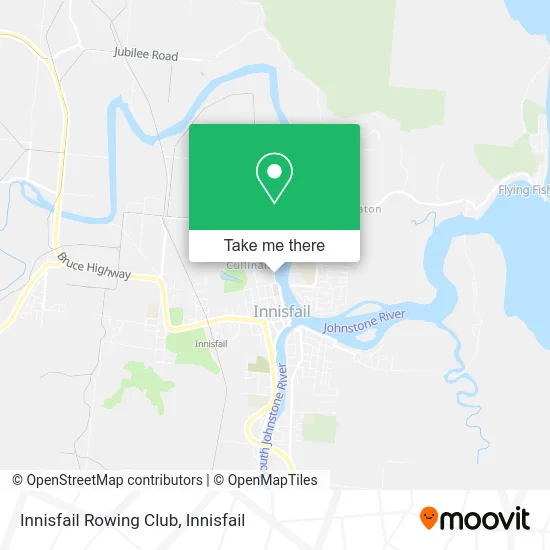 Mapa Innisfail Rowing Club
