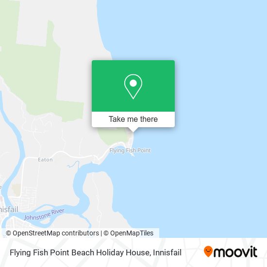 Mapa Flying Fish Point Beach Holiday House