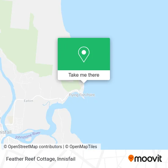 Mapa Feather Reef Cottage