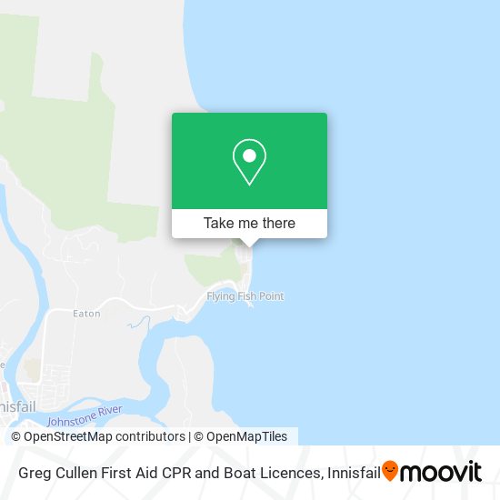 Greg Cullen First Aid CPR and Boat Licences map