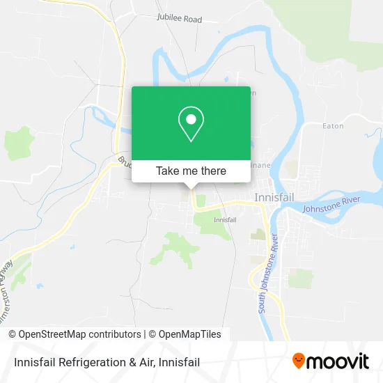 Mapa Innisfail Refrigeration & Air