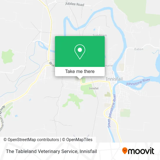 Mapa The Tableland Veterinary Service