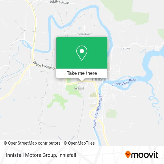 Mapa Innisfail Motors Group