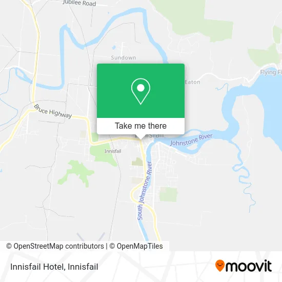 Mapa Innisfail Hotel