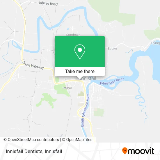 Mapa Innisfail Dentists