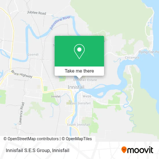 Mapa Innisfail S.E.S Group