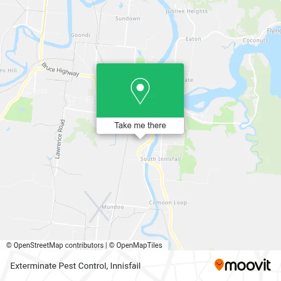 Mapa Exterminate Pest Control