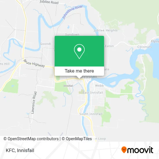 Mapa Kfc