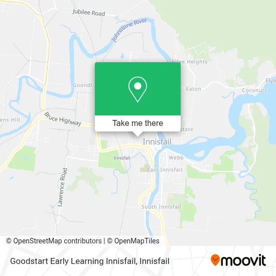 Mapa Goodstart Early Learning Innisfail