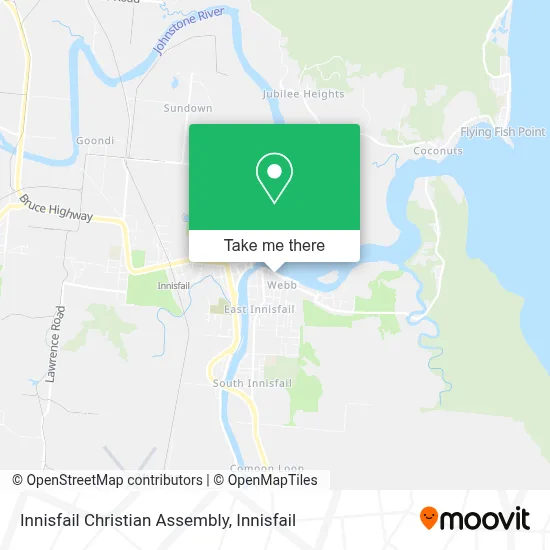 Mapa Innisfail Christian Assembly