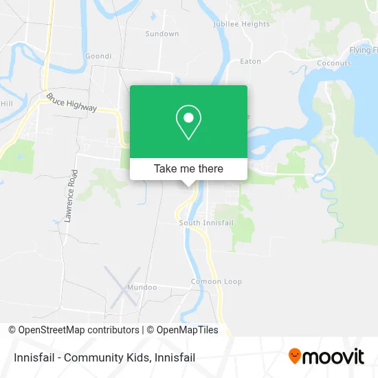Mapa Innisfail - Community Kids