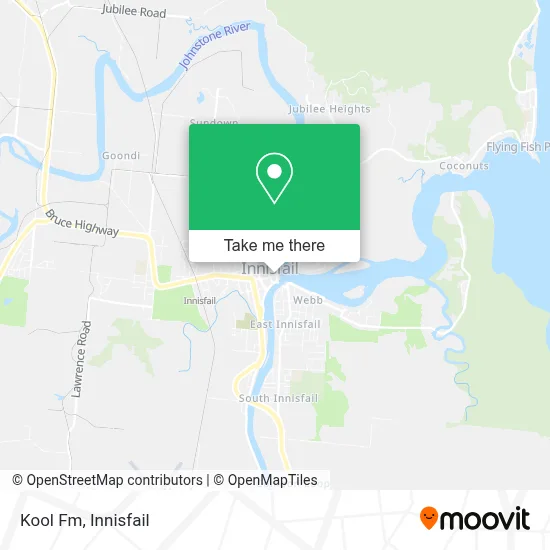 Mapa Kool Fm