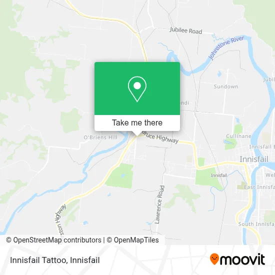 Mapa Innisfail Tattoo