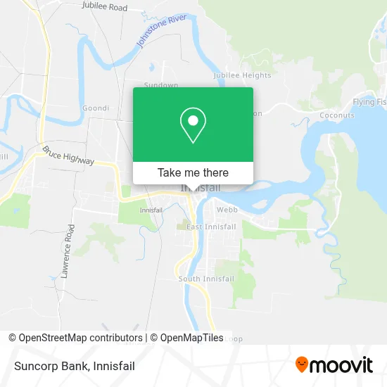 Mapa Suncorp Bank