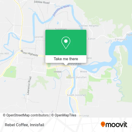 Mapa Rebel Coffee