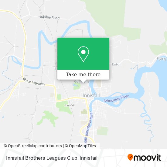 Innisfail Brothers Leagues Club map