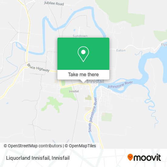 Mapa Liquorland Innisfail