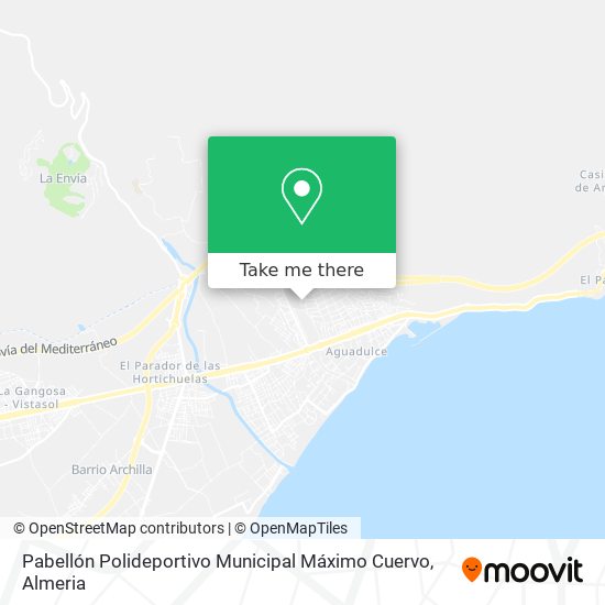Pabellón Polideportivo Municipal Máximo Cuervo map