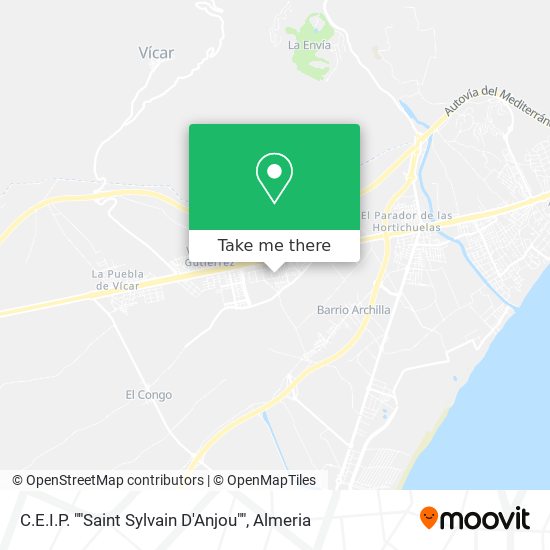 C.E.I.P. ""Saint Sylvain D'Anjou"" map