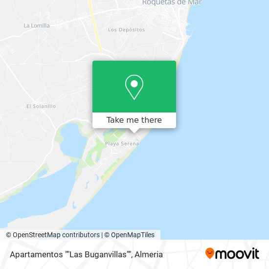 Apartamentos ""Las Buganvillas"" map