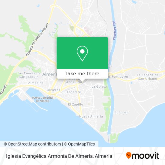 Iglesia Evangélica Armonía De Almería map