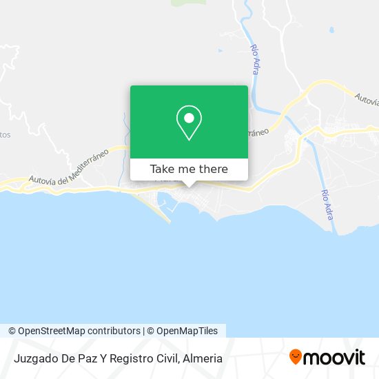 Juzgado De Paz Y Registro Civil map