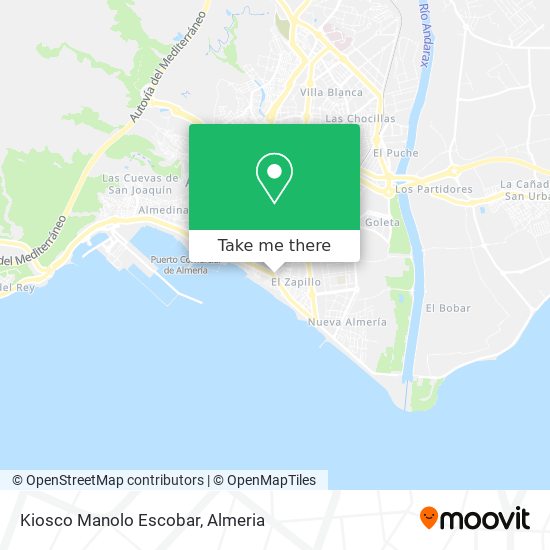 Kiosco Manolo Escobar map