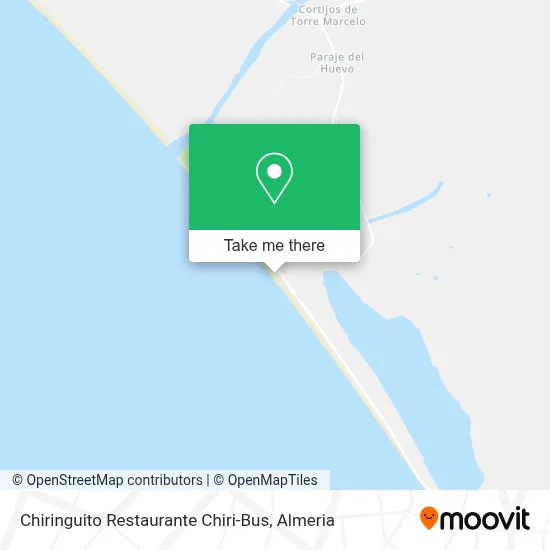 Chiringuito Restaurante Chiri-Bus map