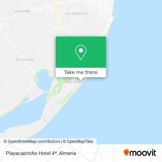 Playacapricho Hotel 4* map