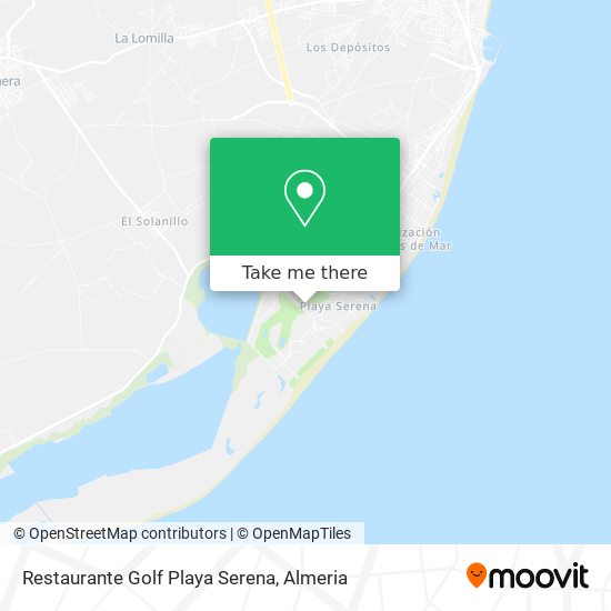 Restaurante Golf Playa Serena map