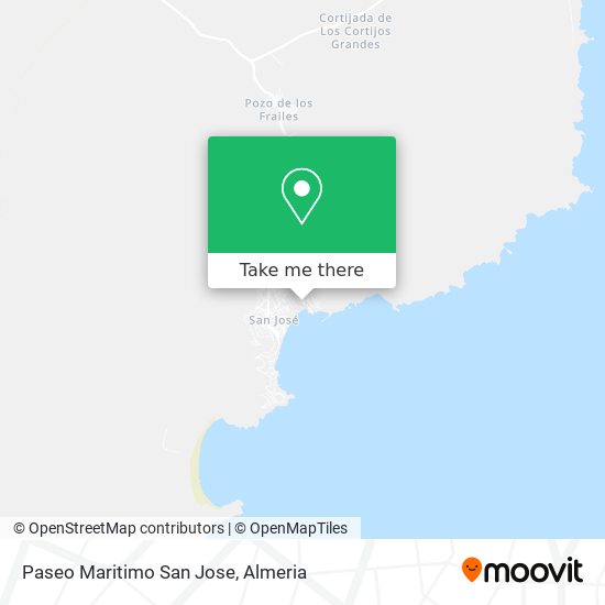 Paseo Maritimo San Jose map