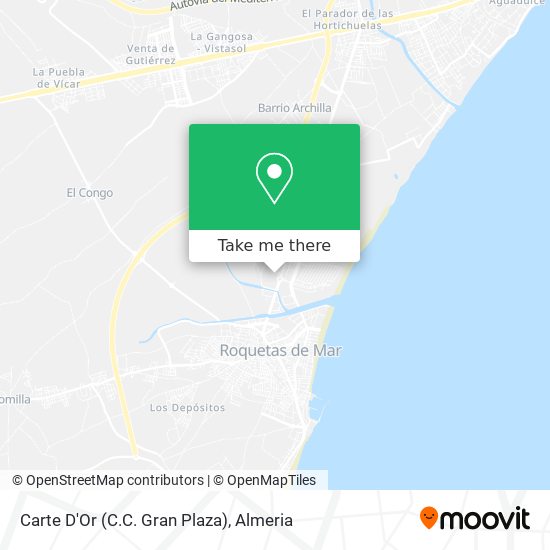 Carte D'Or (C.C. Gran Plaza) map