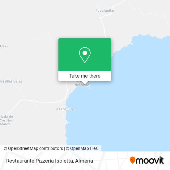 Restaurante Pizzería Isoletta map