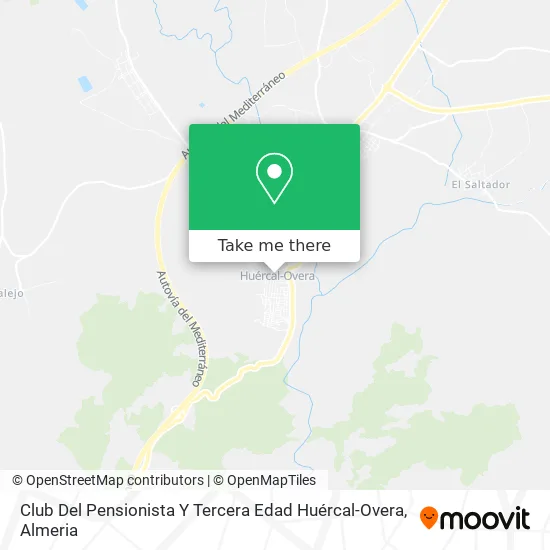 Club Del Pensionista Y Tercera Edad Huércal-Overa map