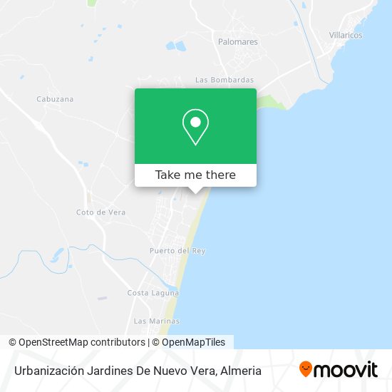 Urbanización Jardines De Nuevo Vera map