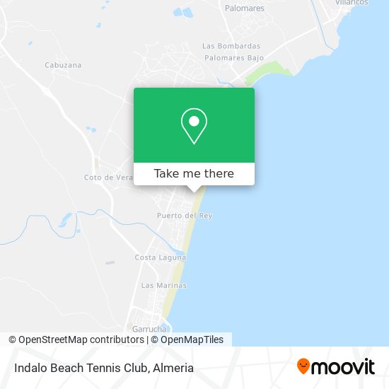 Indalo Beach Tennis Club map