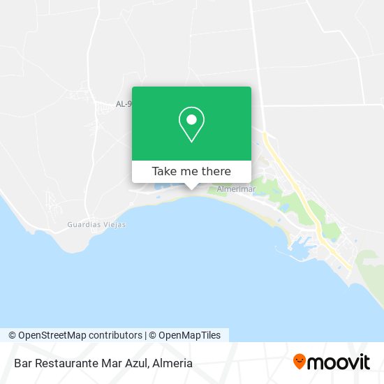 Bar Restaurante Mar Azul map