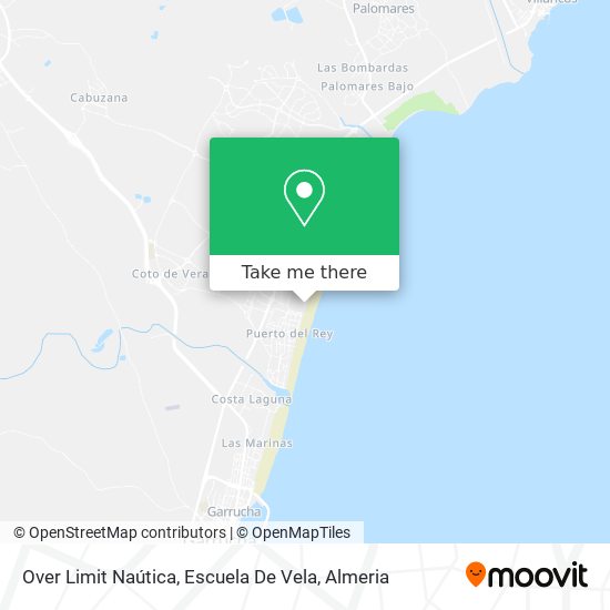 mapa Over Limit Naútica, Escuela De Vela