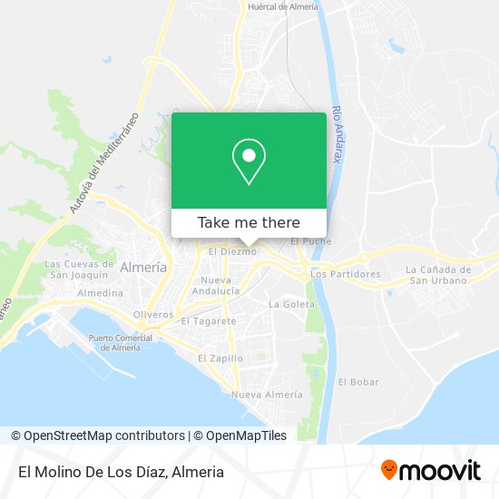 El Molino De Los Díaz map