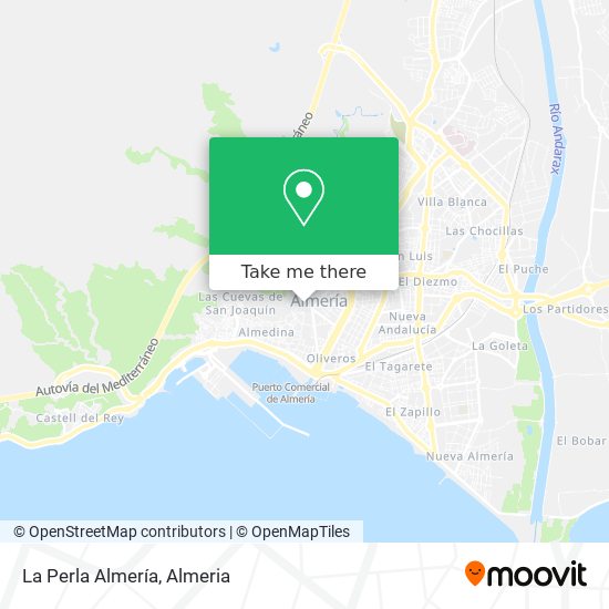 La Perla Almería map