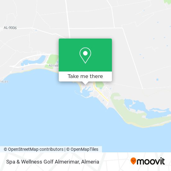 Spa & Wellness Golf Almerimar map