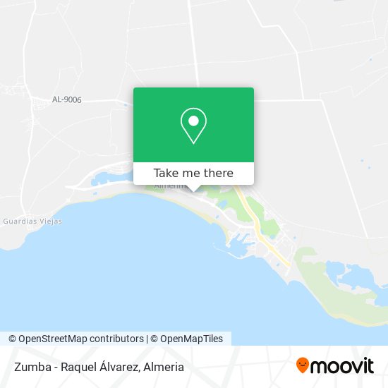 Zumba - Raquel Álvarez map