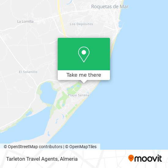 Tarleton Travel Agents map