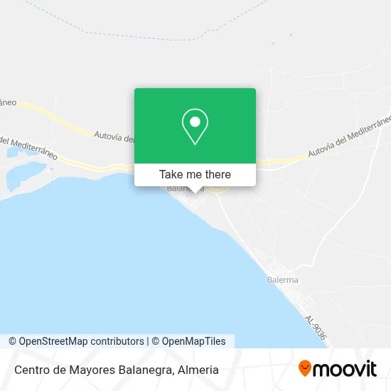Centro de Mayores Balanegra map