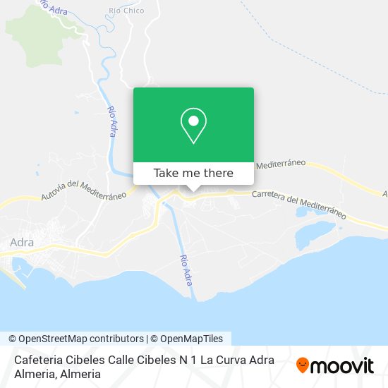 Cafeteria Cibeles Calle Cibeles N 1 La Curva Adra Almeria map