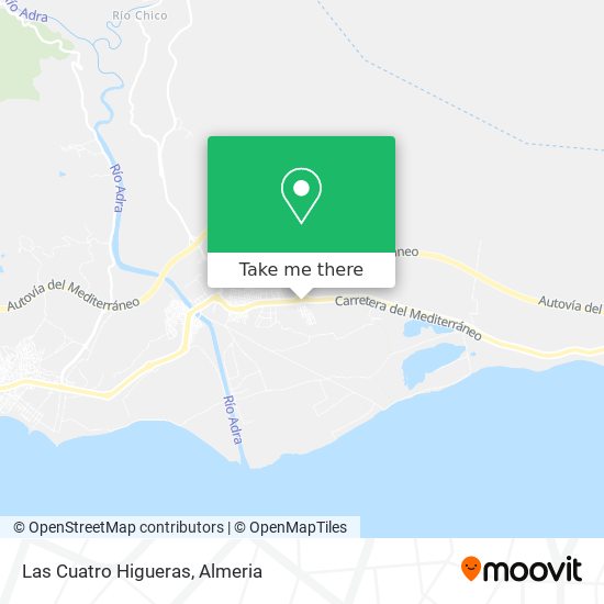 Las Cuatro Higueras map