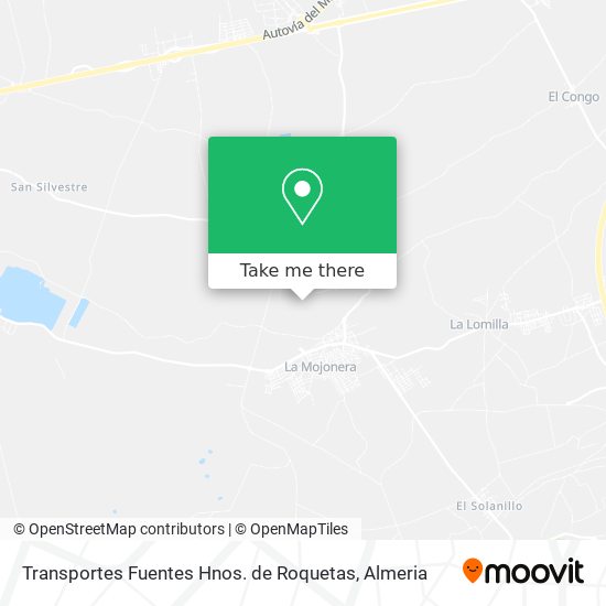 Transportes Fuentes Hnos. de Roquetas map