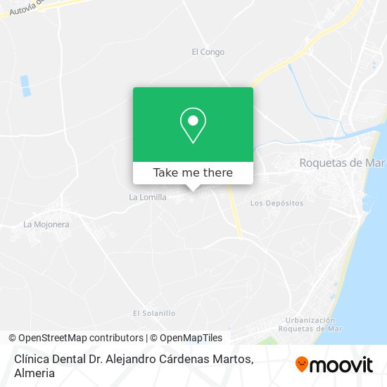 Clínica Dental Dr. Alejandro Cárdenas Martos map