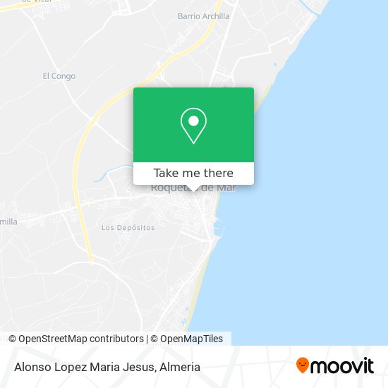 Alonso Lopez Maria Jesus map